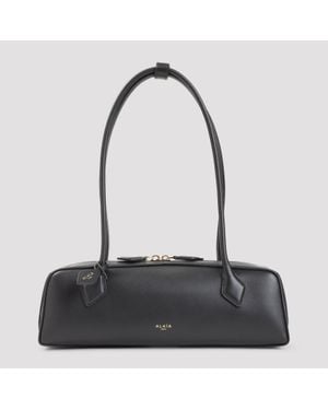 Alaïa Le Teckel Medium Calf Leather Shoulder Bag, 33Cm X 11Cm X 10Cm - Black