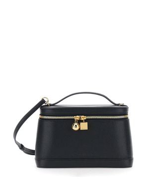Jacquemus Le Petit Vanity Mini Goat Leather Crossbody Bag - Black
