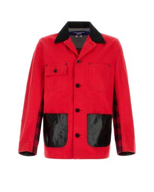 Junya Watanabe Notched Lapel Jacket - Red
