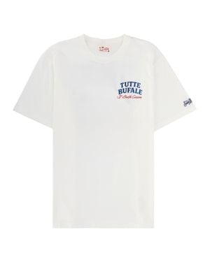 MC2 Saint Barth Classic Cotton T-Shirt For - White