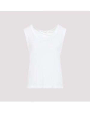 Co. Ivory Tton Jersey Tank Top - White