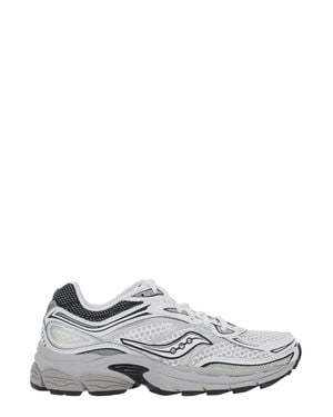 Saucony Progrid Omni 9 Og Reflective Sneaker With Side Logo - White