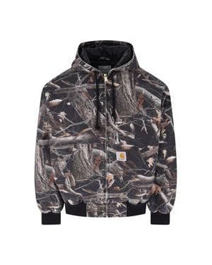 Carhartt Hooded Zip-Up Jacket - Gray