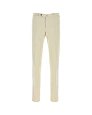 PT Torino Stretch Cotton-Cashmere Chino Pant - Natural