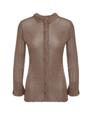 Savannah Morrow Cardigan Rajasthan - Brown