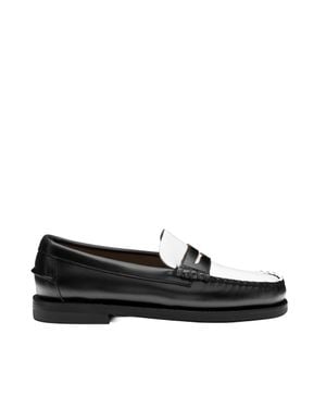Sebago Leather Penny Loafer - Black