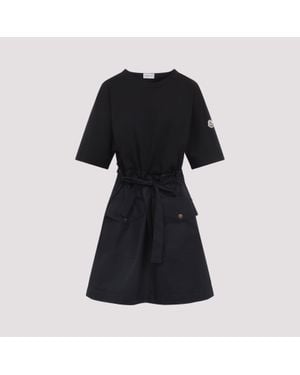 Moncler Cotton Mini Dress - Black