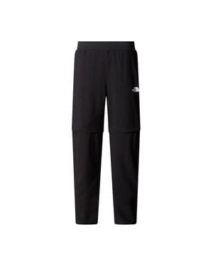 The North Face Pants With Logo - Black