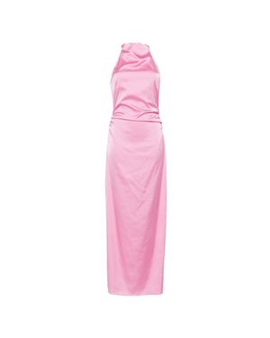 ROTATE BIRGER CHRISTENSEN Ruched Maxi Dress - Pink