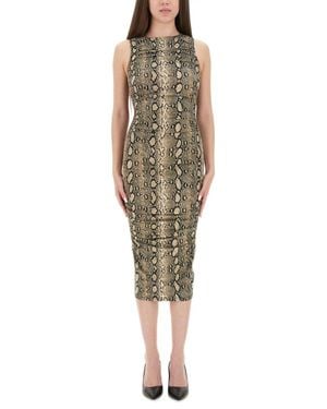 MICHAEL Michael Kors Animal Print Dress - Green