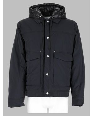 Moose Knuckles Sleek Detachable Hood Nylon-Blend Sports Jacket - Black