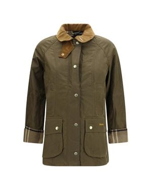 Barbour 100% Cotton Utility Coat - Green