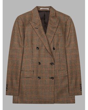 Tagliatore Cashmere Wool Jacket - Brown