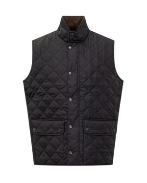 Barbour Quilted Puffer Gilet With Front Pockets - Black
