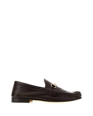 Gucci Lethe Staneether Moccasin - Brown