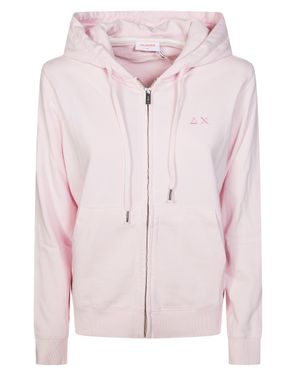 Sun 68 Full Zip Sweatshirt - Pink