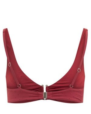 Sundek Mini Bralette Bikini Top - Red