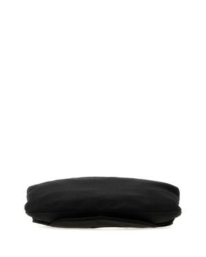 Prada Gabardine Wool Hat - Black