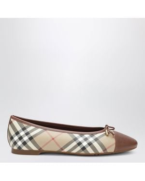 Burberry Highgate Ballerinas - Brown