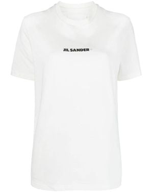 Jil Sander Cotton Crew Neck T-Shirt - White