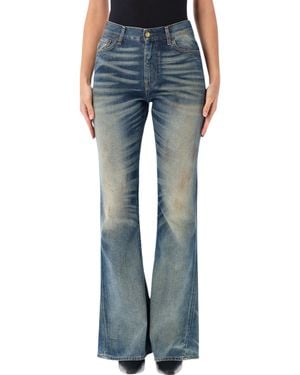 Acne Studios High-Rise Flare Jeans - Blue