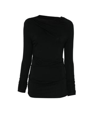 Entire studios Draped Top - Black