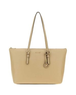 MICHAEL Michael Kors Large Quinn Handbag - Natural