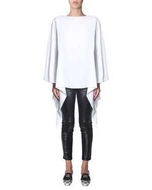 Alberta Ferretti Oversize Fit Blouse - White
