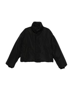 Ami Paris Taffetas Ami De Coeur Down Jacket - Black