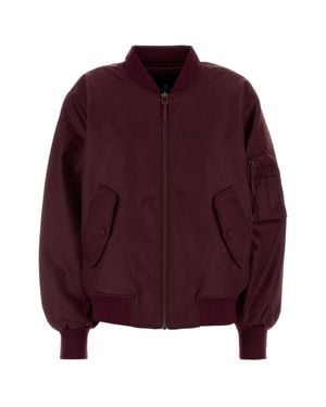 Anine Bing Leon Bomber Jacket - Red