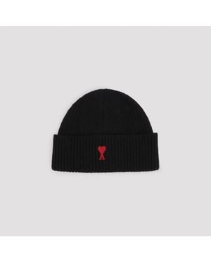 Ami Paris Adc Beanie - Black