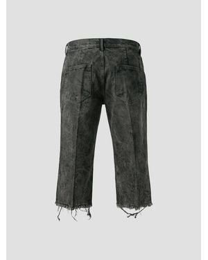 Rick Owens Bolan Cutoff Jeans - Gray