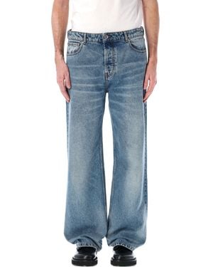 Ami Paris Denim Large Fit Jeans - Blue
