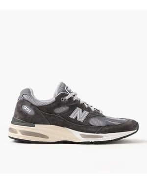 New Balance 991 Suede & Mesh Sneaker - Multicolor