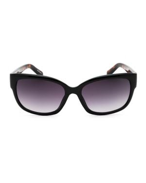 Nautica Rectangular Mini Sunglasses - Brown
