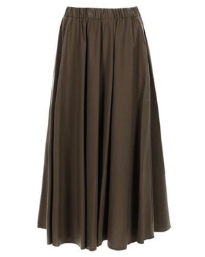 Aspesi Solid Midi Skirt - Green