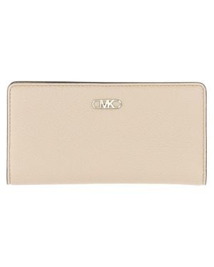 MICHAEL Michael Kors Leather Wallet - Natural