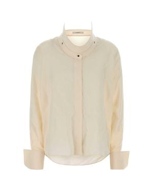 Givenchy Deconstructed Collar Shirt - White