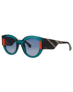 Face A Face Cat-Eye Acetate Sunglasses 49-23-145 - Black