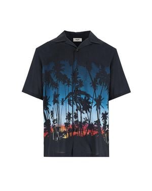 Celine Shirts Viscose - Blue