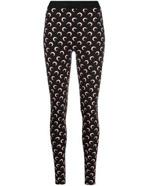 Marine Serre Pants - Black