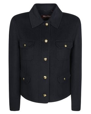 Max Mara Inspired Tweed-Style Chanel Jacket - Black