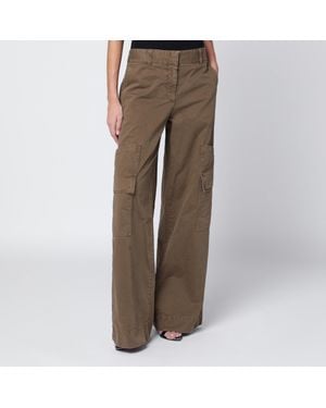 Off-White c/o Virgil Abloh Cotton Cargo Pants - Brown