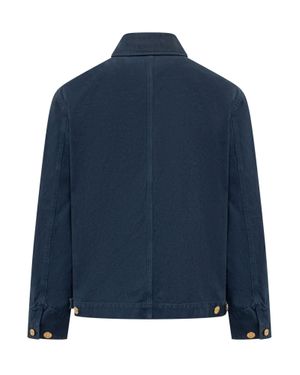 Versace Utility Jacket With Pocket - Blue