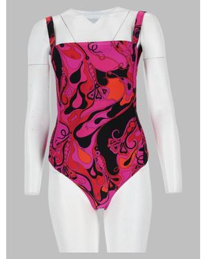 PUCCI Printed One-Piece Swimsuit - Pink