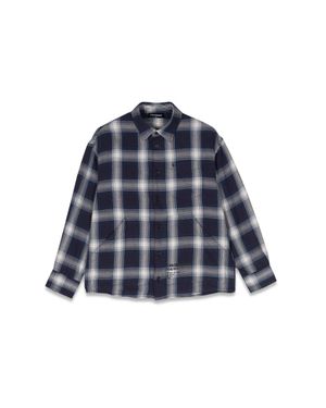 DSquared² Over Checked Shirt - Blue