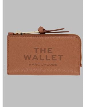 Marc Jacobs Elegant Cow Leather Wallet - Brown