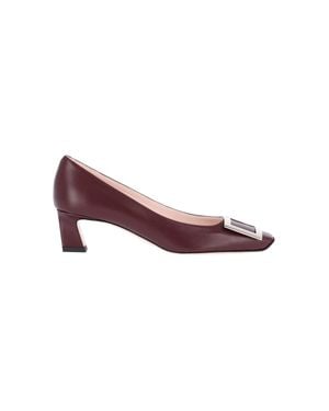 Roger Vivier Goat Leather Heeled Shoes - Purple