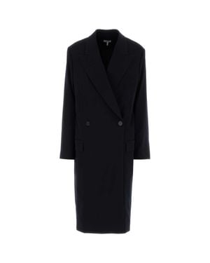 Loewe Midnight Wool Blend Coat - Black