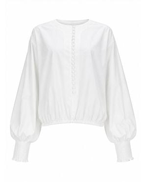 Balmain Elegant Tailored Shirt For - White